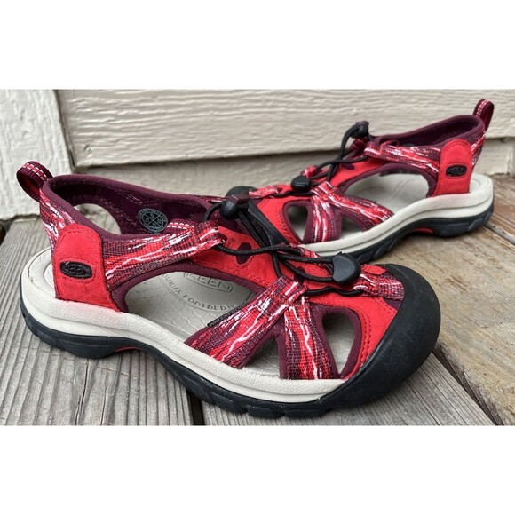 Keen Shoes - KEEN Venice H2 Women's 6 Waterproof Sport Sandals Hiking  - Red